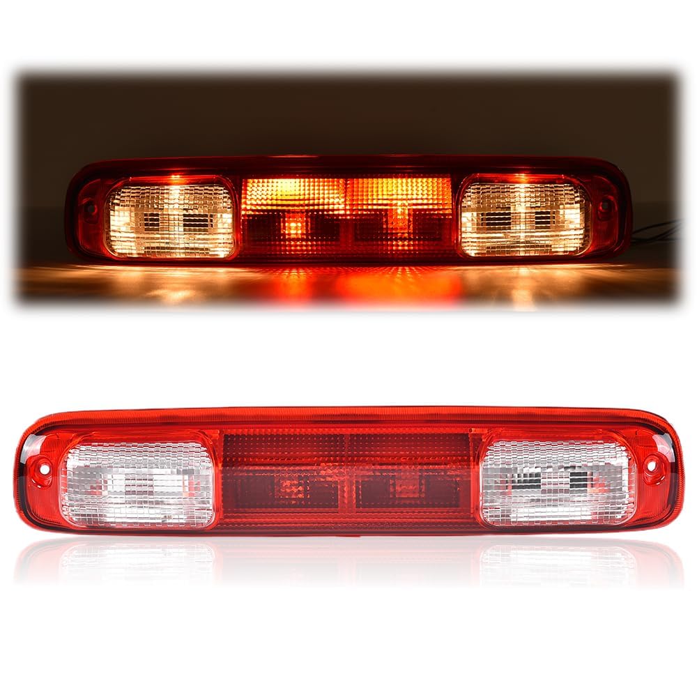 G-PLUS High Mount 3rd Brake Light w/Bulb Compatible with Chevy Silverado GMC Sierra 1500 2500 3500 & HD Models 1999-2006,Fit Chevy Silverado GMC Sierra Classic Models 2007 923-240 15884341