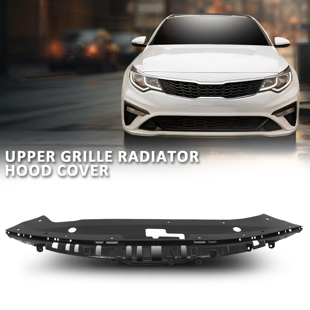G-PLUS Upper Grille Radiatir Hood Cover Sight Shield Compatible with Kia Optima 2019-2020 86360D5500
