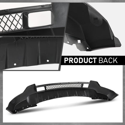 G-PLUS Black Lower Front Bumper Valance Compatible with 2011-2013 Jeep Grand Cherokee 4-Door (Fit Models With Lower Chrome Trim and WITHOUT Adaptive Cruise)