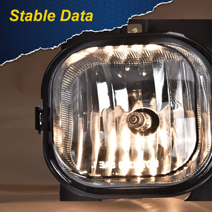 G-PLUS Fog Light Lamp Compatible with 2005-2007 Ford F250 F350 F450 F550 Super Duty / 2005 Ford Excursion Clear Lens Running Lights