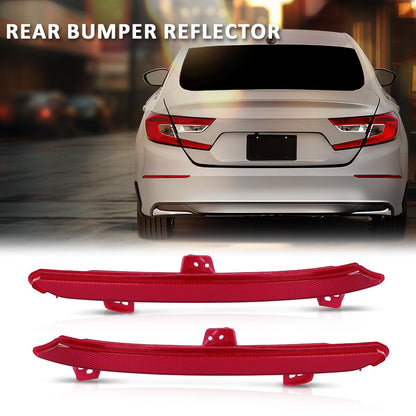 G-PLUS Rear Bumper Reflector Light Tail Lamp Case Left&Right Compatible with Honda Accord 2018-2022 33555TVAA01, HO1184113