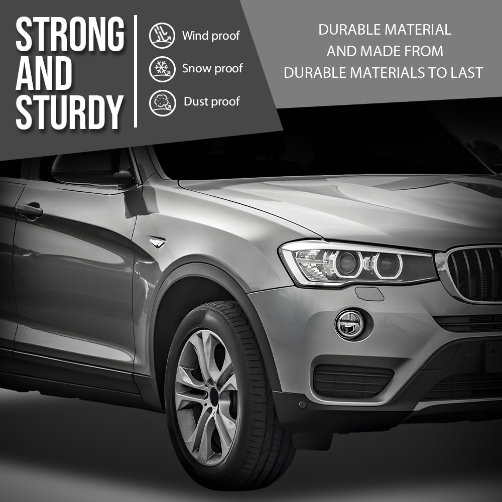 G-PLUS Fender Liner Front Right Side Rear Section Compatible with BMW X3 2011-2017 Fit BMW X4 2015-2018 BM1249127, 51717213644 Black