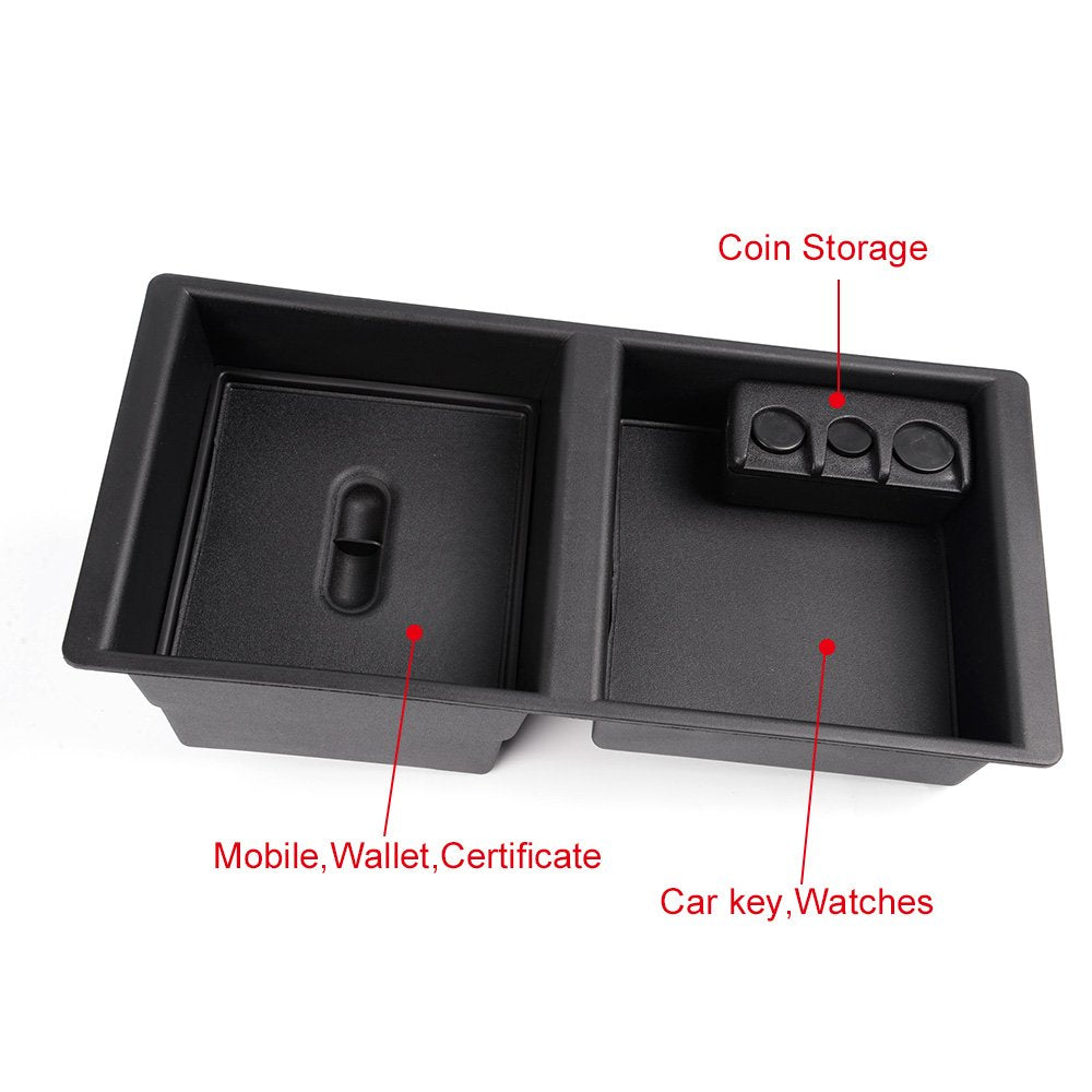 G-PLUS Center Console Organizer Compatible with 2014-2017 GM OEM Part 22817343 Front Floor Insert Tray
