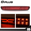 G-PLUS LED 3rd Third Center High Mount X Stop Light Lamp Compatible with 2004-2012 Chevy Colorado/GMC Canyon 2006-2008 Isuzu I-Series 3D LED Bar Tail Brake Light 15286505