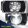G-PLUS Fog Lights Assembly Replacement for 2019 2020 Nissan Altima 4-Door Sedan S SL SR SV Front Bumper Fog Lights w/Bulb Clear Lens LED Fog Lamps (Pair)