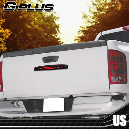 G-PLUS LED Rear Center Tailgate Lamp X Brake Light Compatible with 2003-2006 Dodge Ram 2500 3500 Led Tailgate Light Bar Replacement High Mounted Brake Light 05086509AA