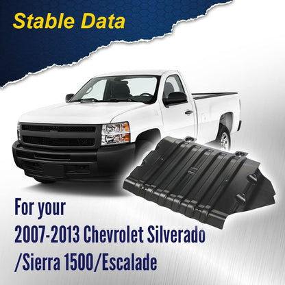 G-PLUS Front Engine Splash Shield Compatible with 2007-2013 Chevy Silverado 1500,Front Center Undercar Shield Replacement