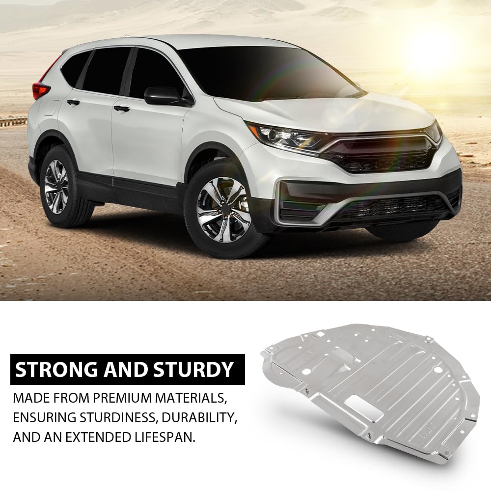 G-PLUS Engine Splash Shield Compatible with Honda CR-V CRV 2017 2018 2019 2020 2021 2022 Under Engine Splash Guard 74112TLAA01 74112-TLA-A01