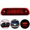 G-PLUS LED Third 3rd Brake Cargo Light Compatible With 1999-2004 Grand Cherokee,Rear Roof Center High Mount Stop Tail Light Replacement (Chrome Housing Red Lens)