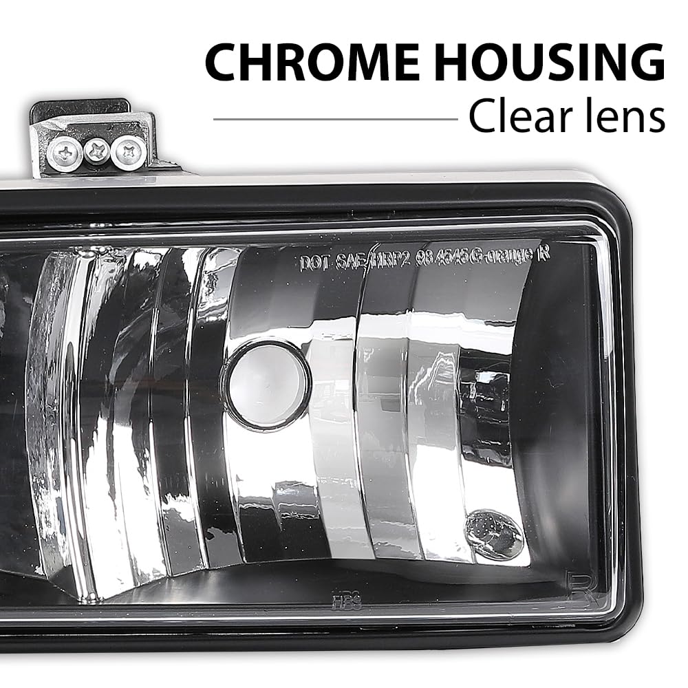 G-PLUS Headlights Assembly Fit Chevy S10 Pickup/Blazer 1998 1999 2000 2001 2002 2003 2004 Bumper Headlamps Clear Lens Black Housing Clear Reflector 16526217 16526218 15098267 15098268,faros delanteros