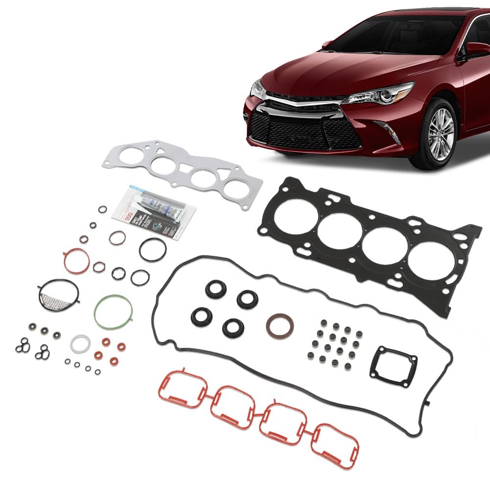 G-PLUS Head Gasket Set Compatible with Scion TC 2011-2016/Fit Toyota Camry 2010-2017/Fit Toyota RAV4 2009-2018/Fit Toyota Sienna 2.7L 2011-2013/Fit Toyota Venza 2.7L 2009-2016 HS26562PT