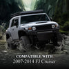 G-PLUS 4PCS Fender Flares Compatible with Toyota FJ Cruiser 2007 2008 2009 2010 2011 2012 2013 2014 Wheel Cover Protector, Textured Pocket Riveted