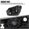 G-PLUS LED Headlight Right Passenger Compatible with Benz C300 C43 W205 2019 2020 2021 2059066004, 2059066104 Black