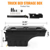 G-PLUS Rear Truck Bed Storage Box Toolbox Compatible with Toyota Tundra 2007-2020 Left & Right Truck Bed Boxes