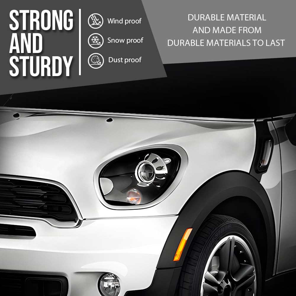 G-PLUS Headlight Lens Cover Compatible with Mini Cooper Countryman R60 2012-2016 Left & Right Pair Front Headlamp Lens Cover Clear