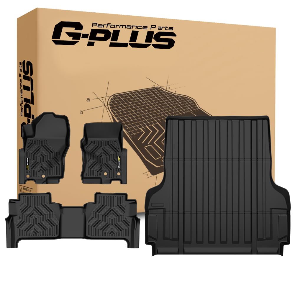 G-PLUS Floor Mats Fit Nissan Frontier Crew Cab 2022-2025(Not Fit King Cab)