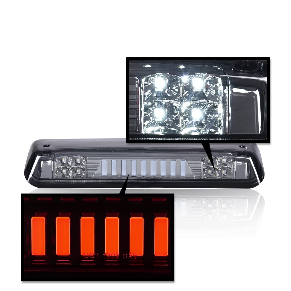 G-PLUS Rear LED Bar Type I High Mount Stop Ligh Third Brake 3rd Light Cab Roof Center Mount Brake Stop Tail Cargo Lamp Compatible with 2004-2008 Ford F150/Lobo