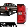 G-PLUS Tail Lights Assembly W/o Bulbs Red Lens Compatible with Chevy Silverado 2014-2019/Fit GMC Sierra 2015-2019 Right Passenger Side Tail Lamps Brake Lamp Luces Traseras Rear Brake Lamps Assembly
