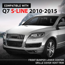 G-PLUS Lower Center Grille Cover for Audi Q7 S-Line 2010-2015 Front View