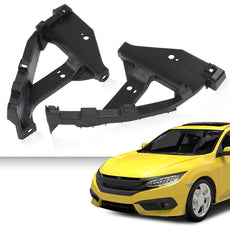 G-PLUS Headlight Brackets for Honda Civic Sedan 2016-2021 Front View