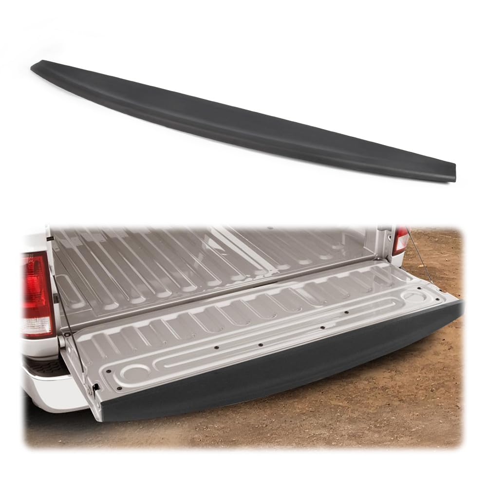 G-PLUS Tailgate Protector Spoiler Top Cap Molding Cover Compatible for 2009-2018 Dodge Ram 1500 2500 3500 62.32" Length Short Bed