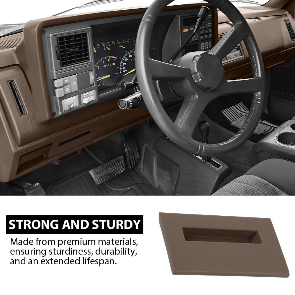 G-PLUS Dash Fuse Panel Cover Compatible with Chevy & GMC Truck 1988-1994/Fit Chevy Blazer GMC Yukon 1992-1994/Fit GMC Yukon Suburban 1992-1994 Beige