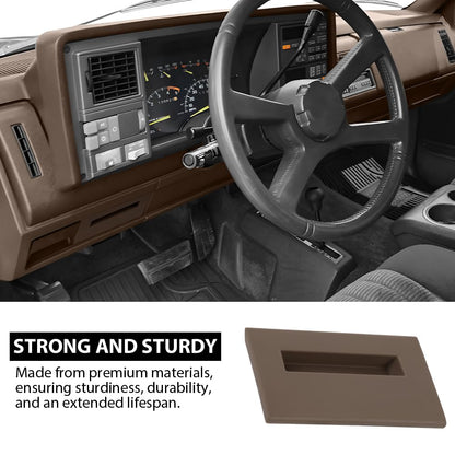 G-PLUS Dash Fuse Panel Cover Compatible with Chevy & GMC Truck 1988-1994/Fit Chevy Blazer GMC Yukon 1992-1994/Fit GMC Yukon Suburban 1992-1994 Beige