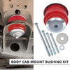 G-PLUS Body Cab Mount Bushing Kit Compatible with Ford F250 F350 Super Duty 2WD and 4WD 2008-2016 KF04060BK Red