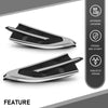 G-PLUS Pair Front Fender Ornament Fender Vent Insert Grille Molding Plate Kit, Compatible with Ford Escape SEL S SE Titanium Sport Utility 4-Door 2017-2019, LH & RH 2PCS, GJ5Z16228AB, GJ5416C217ACW