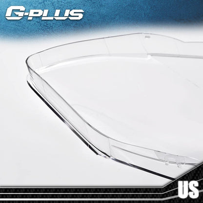 G-PLUS Front Headlight Lenses Cover Compatible with 2006-2016 Chevy Impala Limited,Left & Right Side Replacement Pair (Clear Lens)
