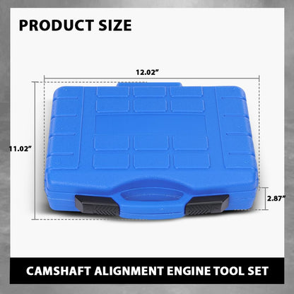 G-PLUS Camshaft Alignment Engine Timing Tool Set Compatible with Audi A4 A6 V6 3.0L New Stock 45 Steel Carrying Case Black