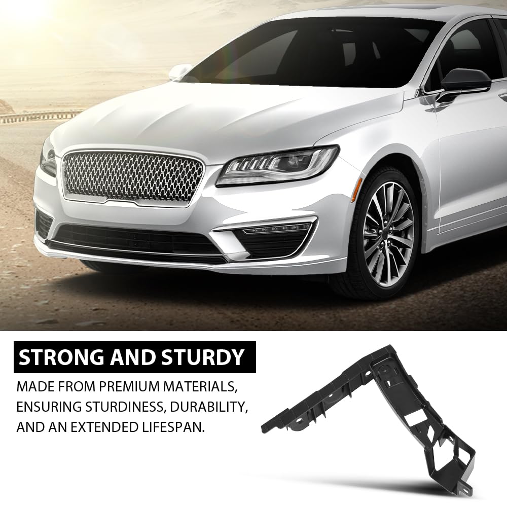 G-PLUS Front Left Bumper Support Bracket Retainer, Compatible with Lincoln MKZ 2017-2020, Driver Side, HP5Z17C947D, FO1042150