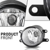 G-PLUS Pair Fog Lights Assembly, Compatible with Toyota 2006-2013/ LX 2008-2013/ Scion xA 2006, Left Driver & Right Passenger Side 2PCS, 812100D041, 812100D042
