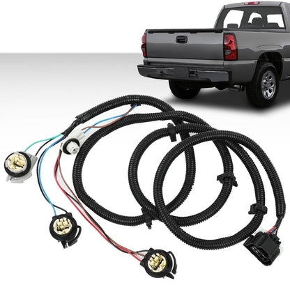 G-PLUS Tail Light Wiring Harness, Compatible with Chevy Silverado 1500 2500HD 3500 2003-2006/ Silverado 1500 1500HD 2500HD 3500 Classic 2007/ Silverado 1500HD 2005-2006 16531402 Rear Right