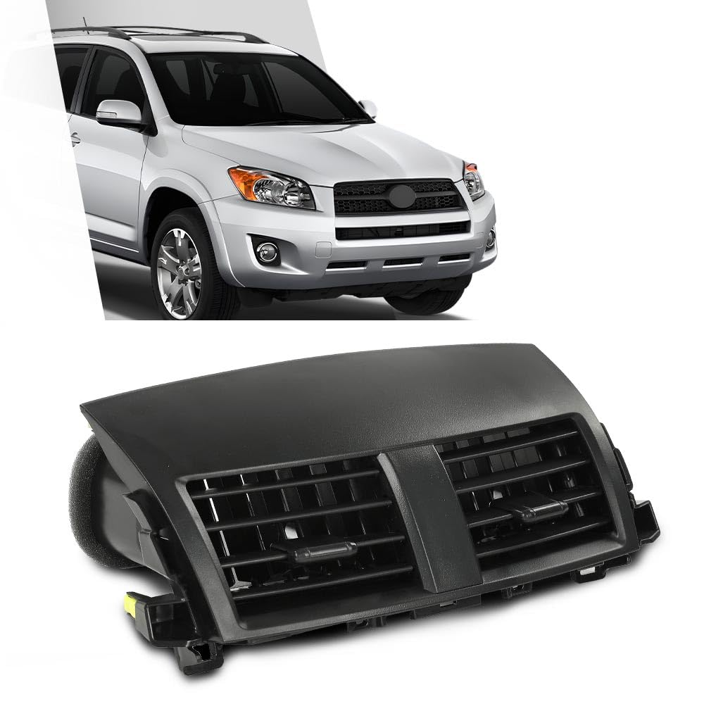 G-PLUS Center AC Air Dash Vents Panel Compatible with Toyota Rav4 2006-2012 55663-42020
