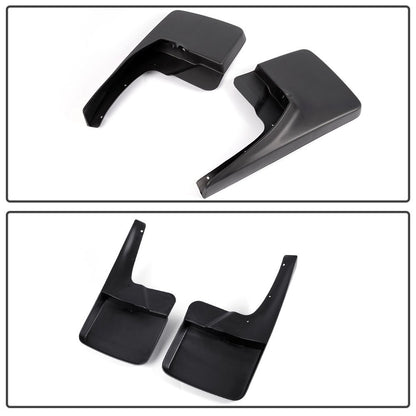 G-PLUS Front & Rear Mud Flaps Splash Guard Wheel Mudguards Kit Compatible with 2009-2018 Dodge Ram 1500 2500 3500 Black