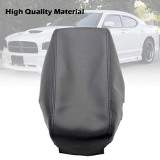 G-PLUS Center Console Cover for Dodge Charger 2008-2010 Black Leather Additional Angle