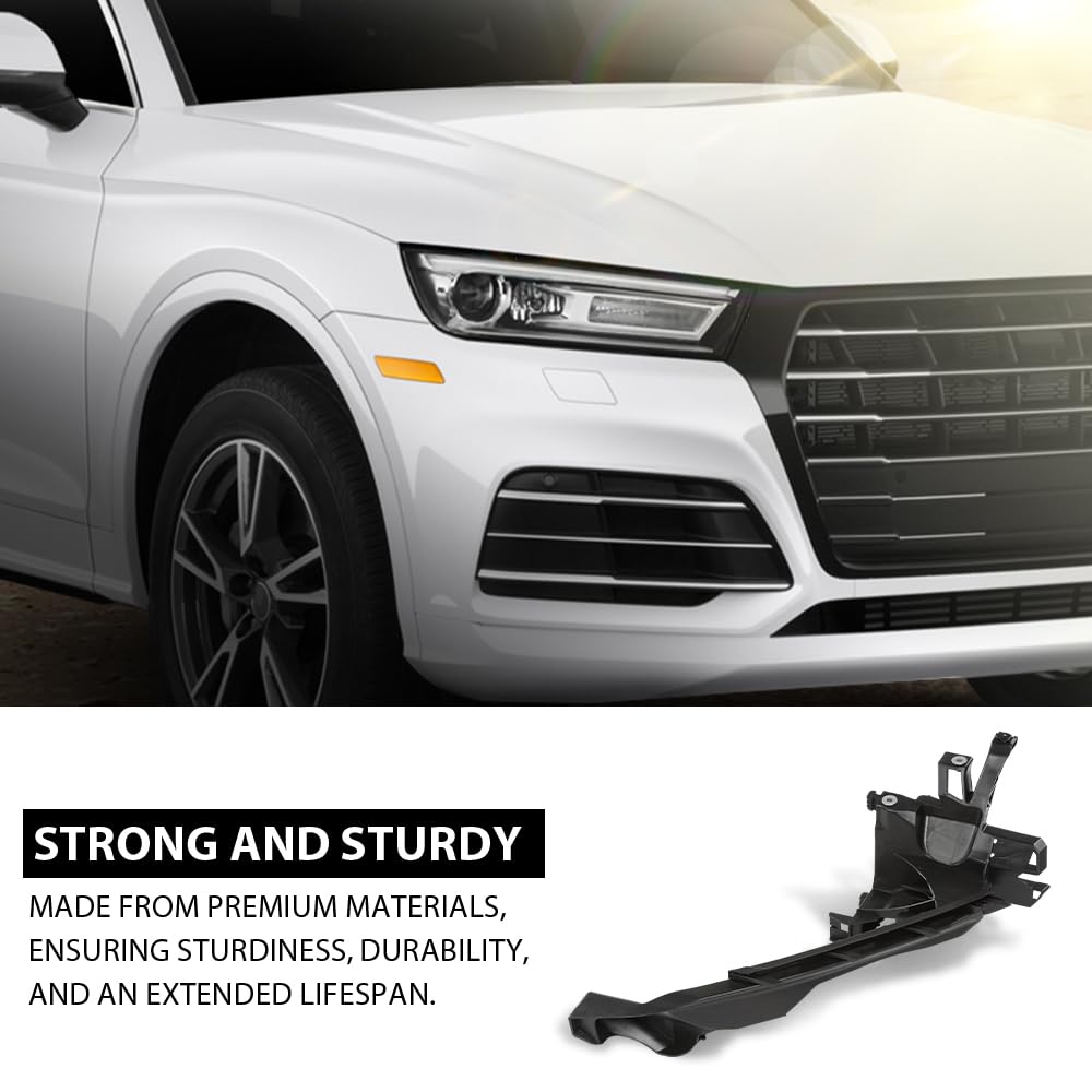 G-PLUS Front Right Headlight Bracket, Compatible with Audi Q5 SQ5 2018 2019 2020, Headlamp Support Passenger Side, 80A805608, AU2509105