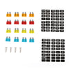 G-PLUS 6 Way Fuse Block Blade Fuse Box with LED Indicator for 12V 24V Car Marine 6 Circuit Fuse Holder Fuse Block 12V/24V 6 Way Car Auto Blade Fuse Board Box