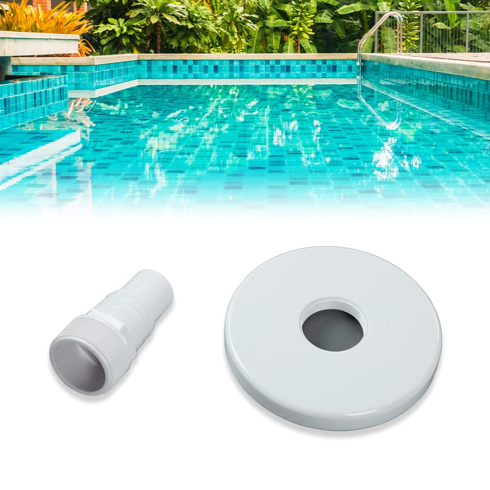 G-PLUS Swimming Pool Skimmer Vac Plate Compatible with Skimmer Models SP1082 1084 1085 1075 Pool Skimmer Vac Vacuum Hose Adapter Plate Fit SP1106
