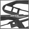 G-PLUS TPE Dashboard Dash Bezel Cover Compatible with Chevy Cavalier LS Sport 2002-2005 Fit Chevy Cavalier Z24 2000-2002 Fit Chevy Cavalier (submodel: Base, LS) 2000-2005 Black