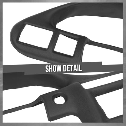 G-PLUS TPE Dashboard Dash Bezel Cover Compatible with Chevy Cavalier LS Sport 2002-2005 Fit Chevy Cavalier Z24 2000-2002 Fit Chevy Cavalier (submodel: Base, LS) 2000-2005 Black