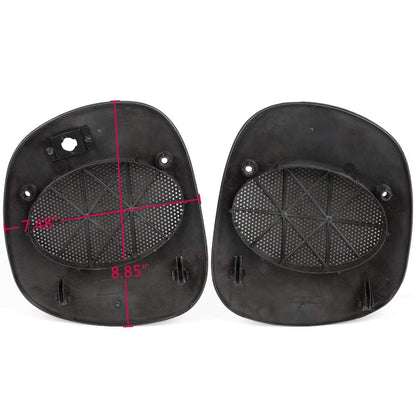 G-PLUS Dash Speaker Grille Grill Cover Compatible With Chevy S10 Blazer Bravada 1998-2004/ GMC Jimmy Sonoma 1998-2001 15046442 & 15046441 Front Driver Passenger Side 15046442