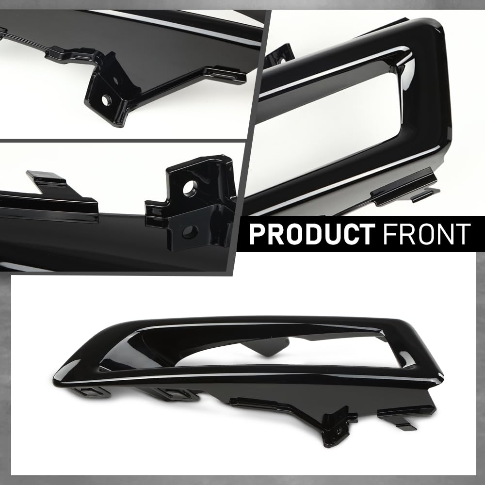 G-PLUS Front Bumper Fog Light Lamp Bezel Left +Right Compatible with Land Rover Discovery Sport 2015-2018