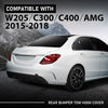 G-PLUS Rear Bumper Tow Hook Cover Fit Benz C 300 4Matic, Base 2.0L 2015-2020,Fit Benz C 350e Base 2.0L 2016-2018,Fit Benz C 400 4Matic 3.0L 2015 2058850256