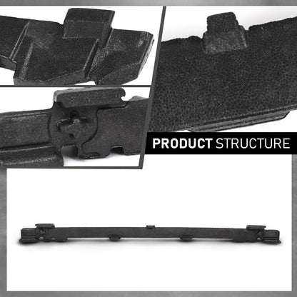 G-PLUS Front Bumper Absorber Impact Foam Bar Compatible with Toyota Corolla SE XSE 2020-2021 Black