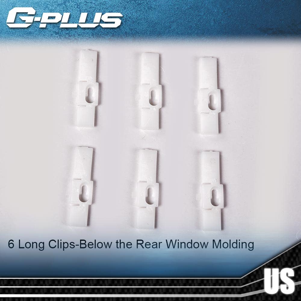 G-PLUS Roof Molding Trim Clips Compatible with 1981-1988 Cutlass,Vinyl Top Roof Molding Retaining Mounting Clip Set, 28 Pieces
