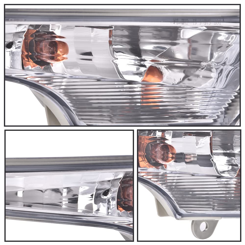 G-PLUS Turn Signal Lights w/bulbs Driver and Passenger Side Compatible with Nissan Altima Base 2013-2017,Fit Nissan Altima S 2013-2018 NI2531118 NI2530118