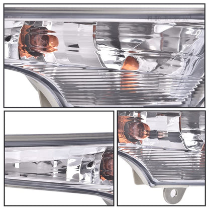 G-PLUS Turn Signal Lights Compatible with Nissan Altima 2013 2014 2015 2016 Driver and Passenger Side Marker Lights With bulb 261303TA0A 261353TA0A NI2531118 NI2530118