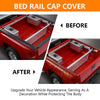 G-PLUS Bed Rail Caps 6'6" Compatible with Chevy Silverado 2007 2008 2009 2010 2011 2012 2013 Black Ultimate